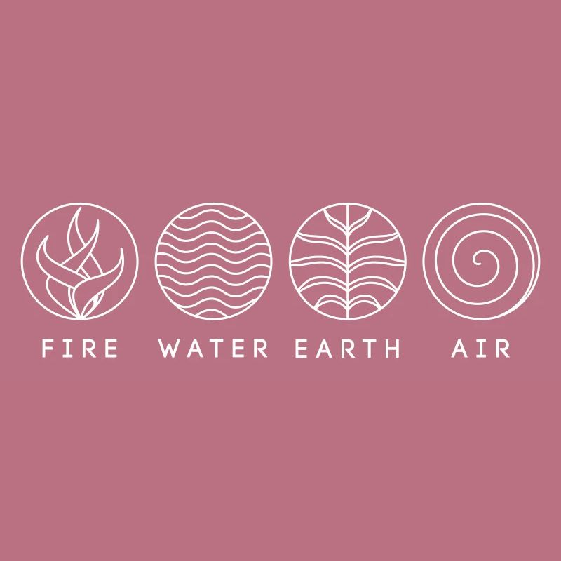 4 elements - color change possible