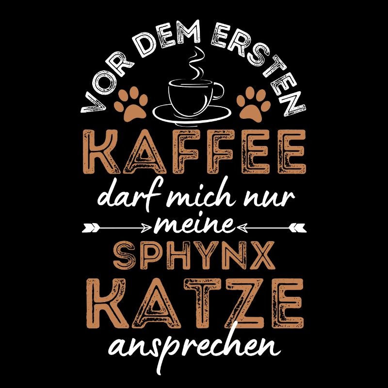 Sphynx Katze Kaffee Cafe