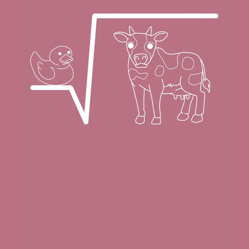 Duck Root Cow Math Jeu De Mots Math Math