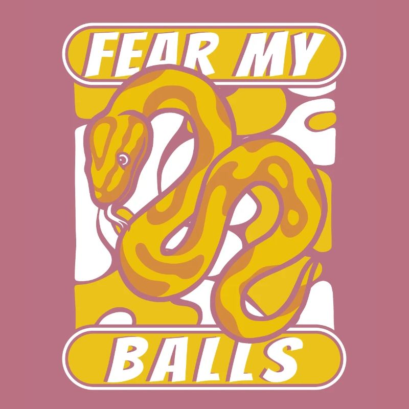 Fear My Balls Python Schlange Banana Ball Python