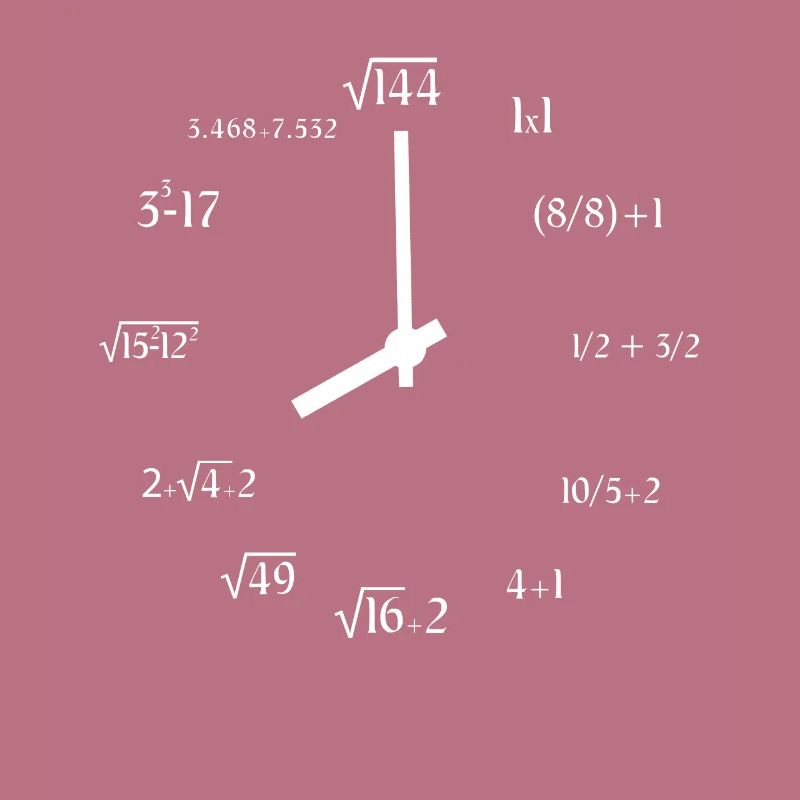 Math Meme Math Formula Equation Joke Math Clock