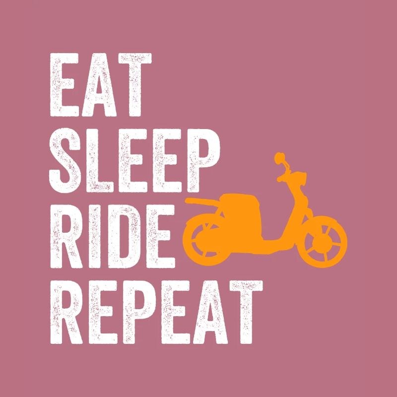Moped Mofa Rollerfahrer Roller Sprüche Geschenk