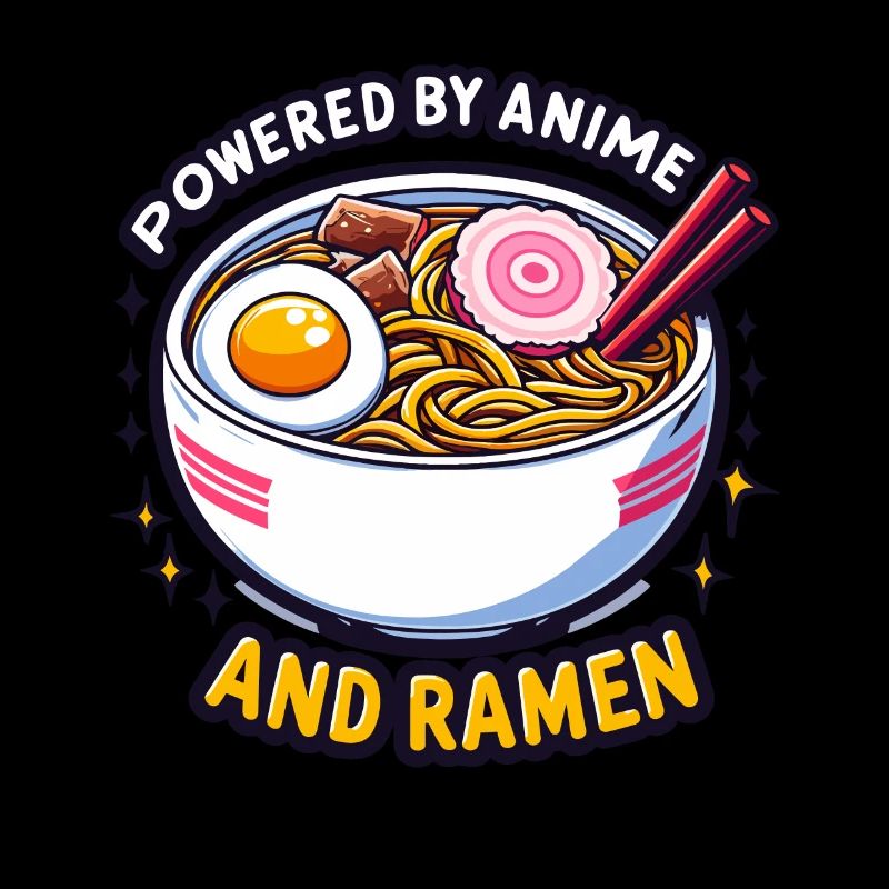 Powered By Anime And Ramen
