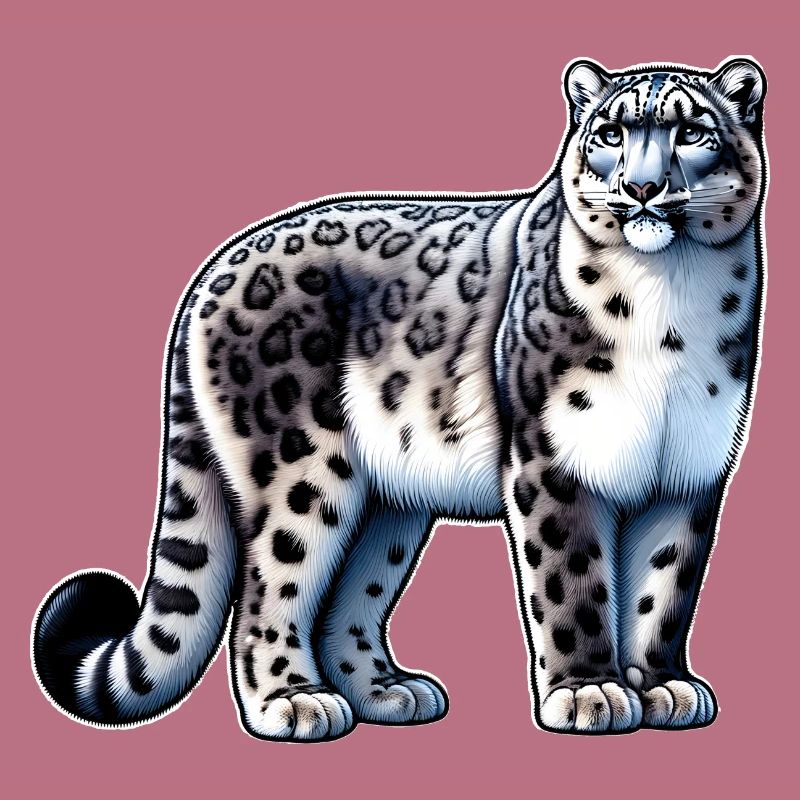 Snow Leopard Leopard White Leopard