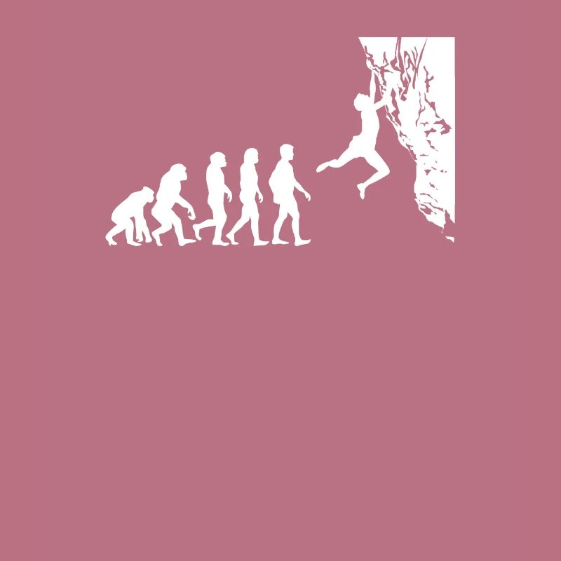 Evolution Climber Kletterer Climbing Geschenk