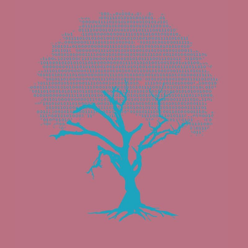 Binary Coding Tree Gift Design Idea graphic