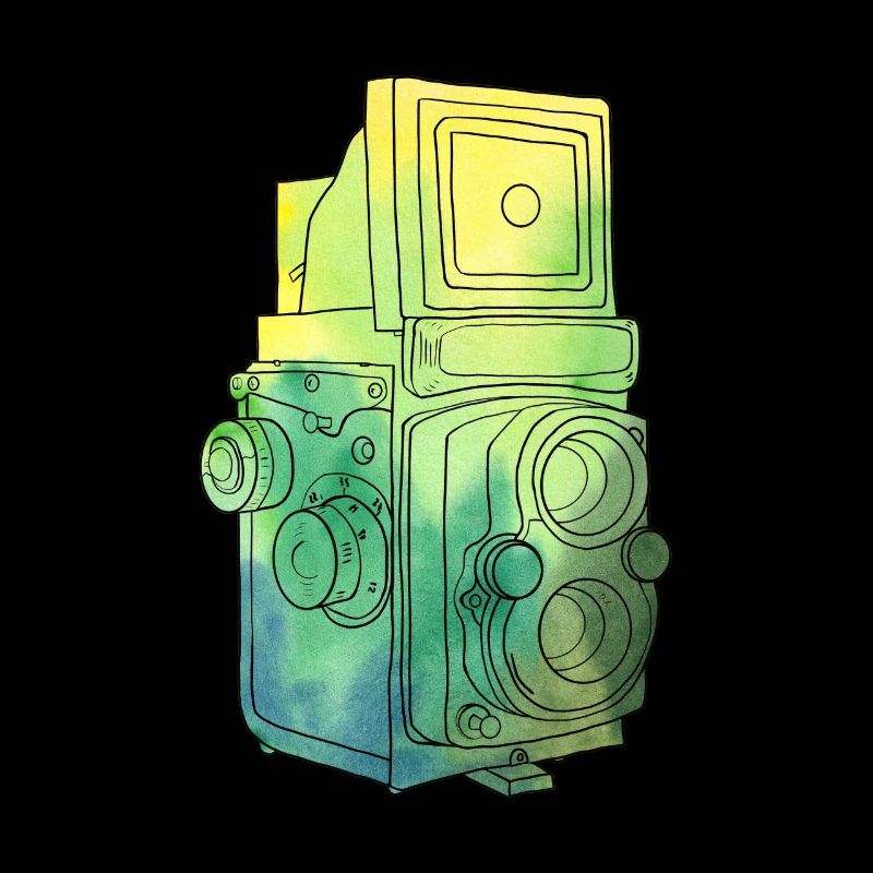 Analog camera medium format "Yashica-D"