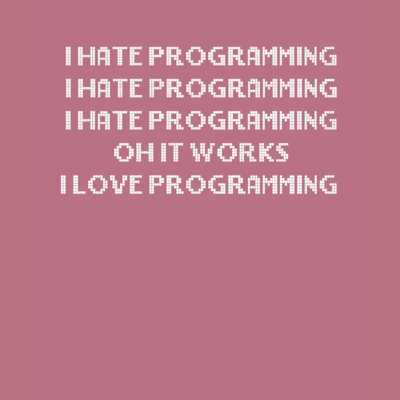 I Hate Programming Programmer Programmierer