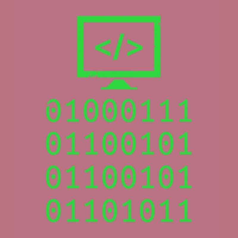 Cadeau de programmation de codage de code binaire