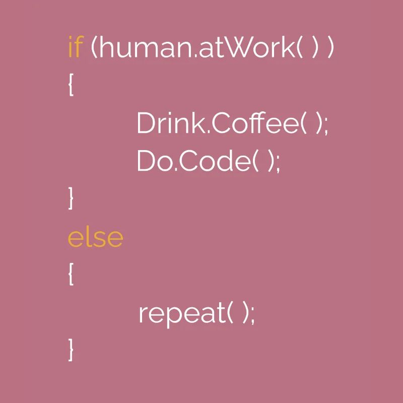 Programmeur Informaticien Café Cadeau C# Java