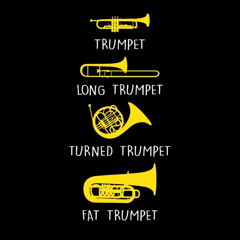 Différents types d’instruments à vent de trompette