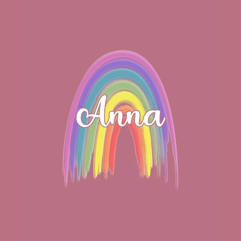 ANNA Rainbow Cursive