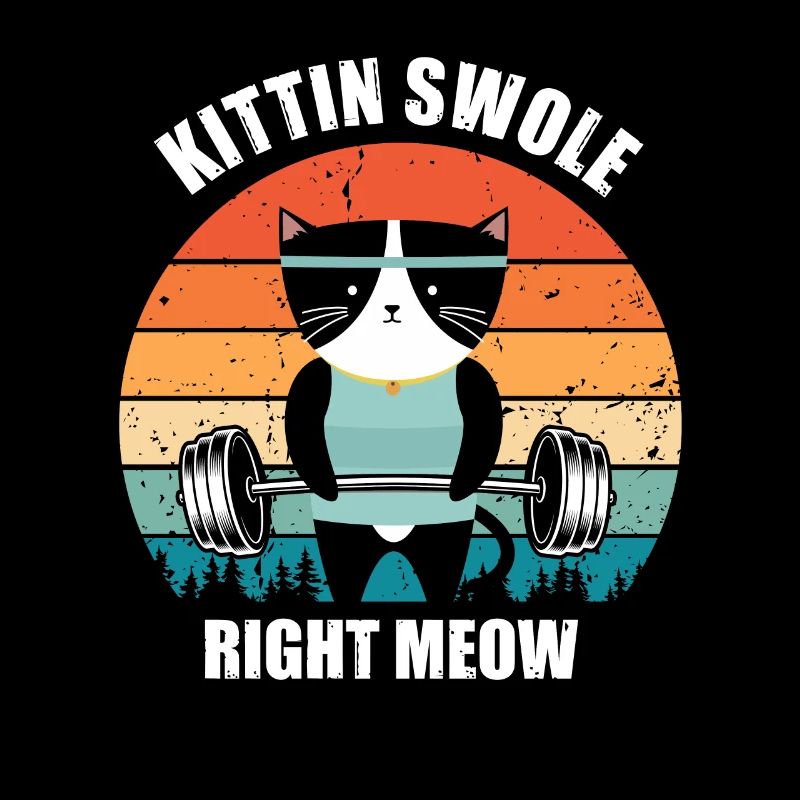 Hilarious Kitten Swole Exercise Exercice de chaton