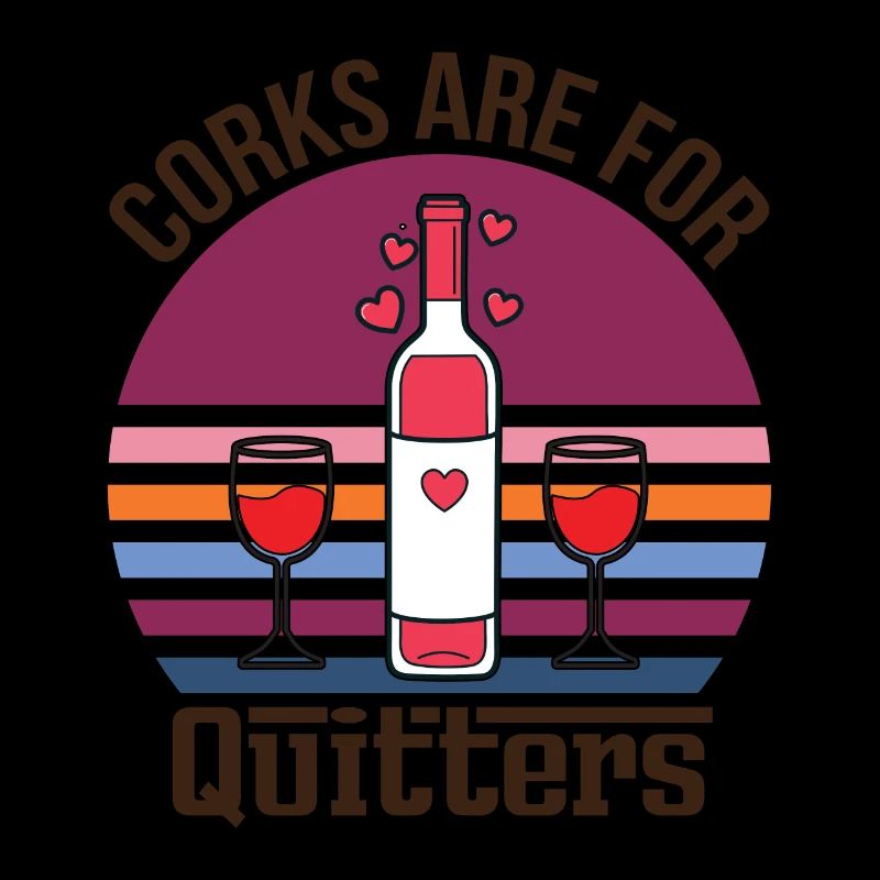 Corks are for drinking wine night for