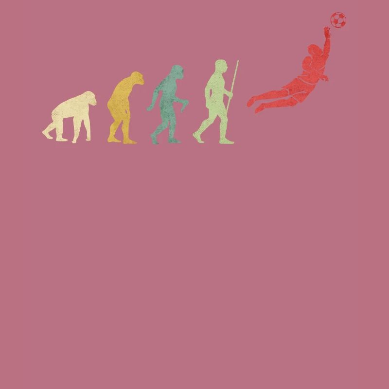 Fußball Torhüter Rettung der Evolution