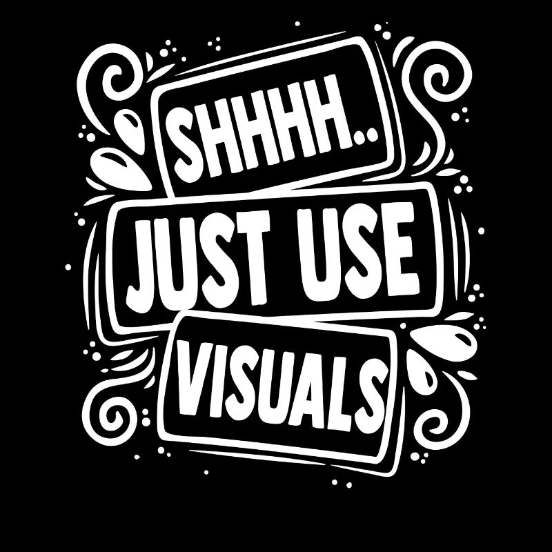 Novelty Shh Just Use Visuals Special-Ed