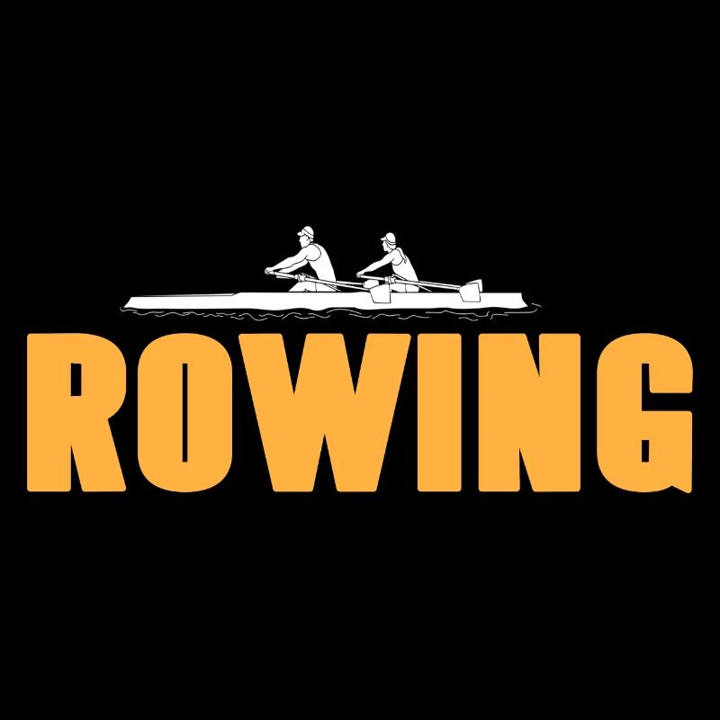 Rowing Cool Designs T-Shirt Present Gift