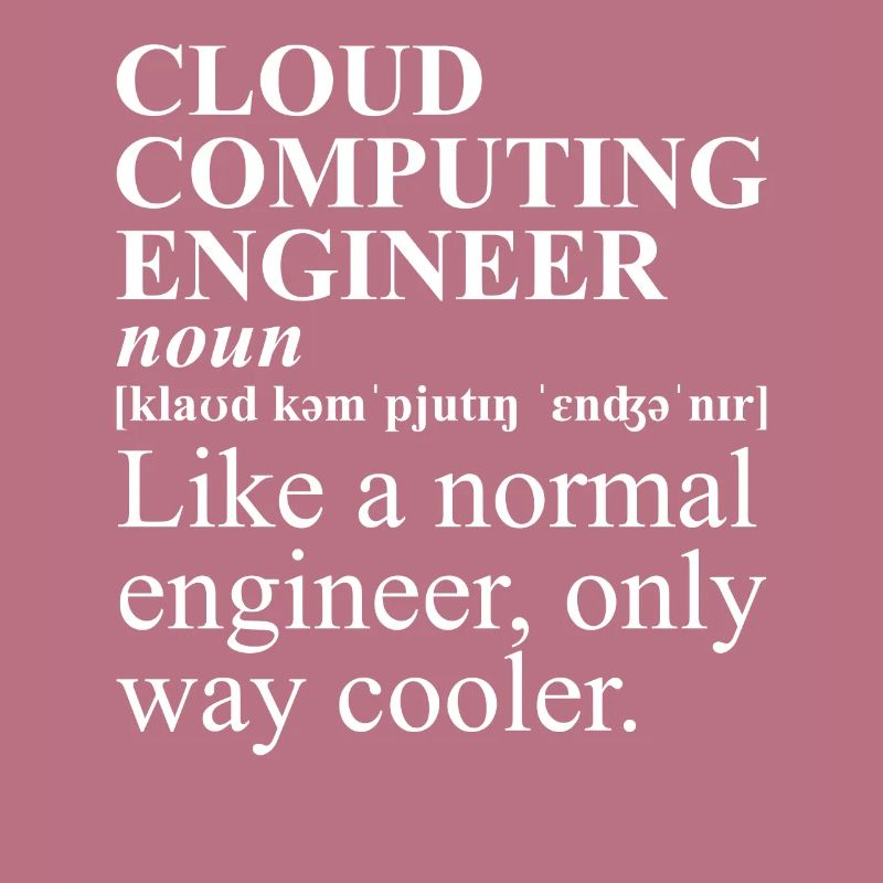 Cloud Computing Engineer Definition Retro Computer
