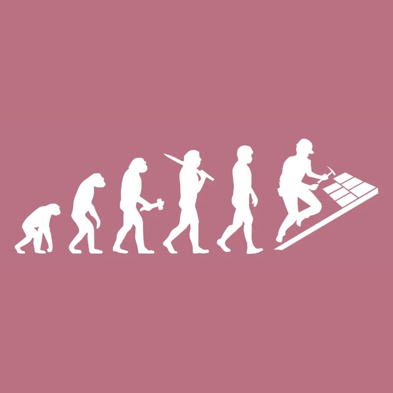Dachdecker Dachklempner Evolution Cadeau