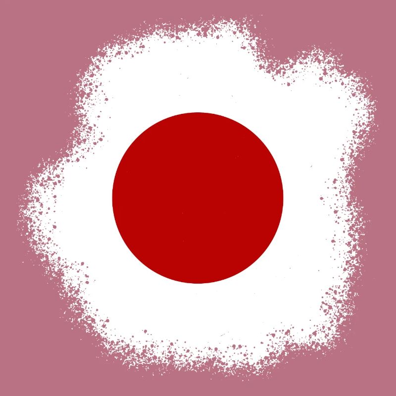 Drapeau du Japon utilisé Look Nihon drapeau japonais