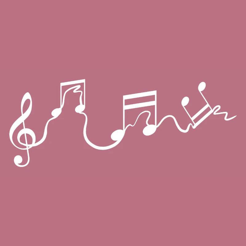 Musiknoten Sänger oder Performer Gift