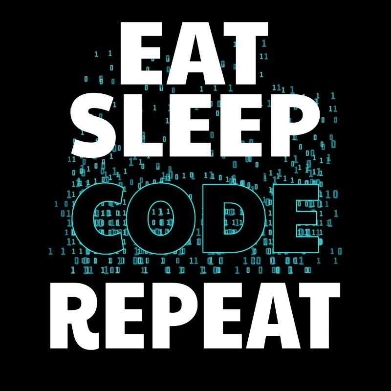 Eat Sleep Code Programmation informatique Nerd Java