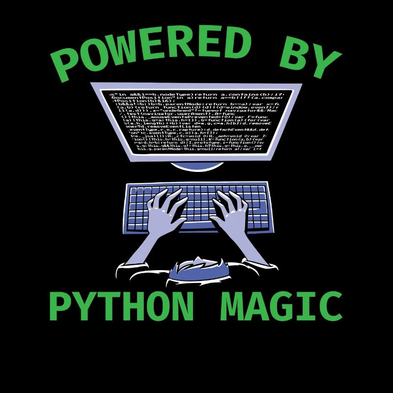 Powered by Python Magic Python Programming Coding