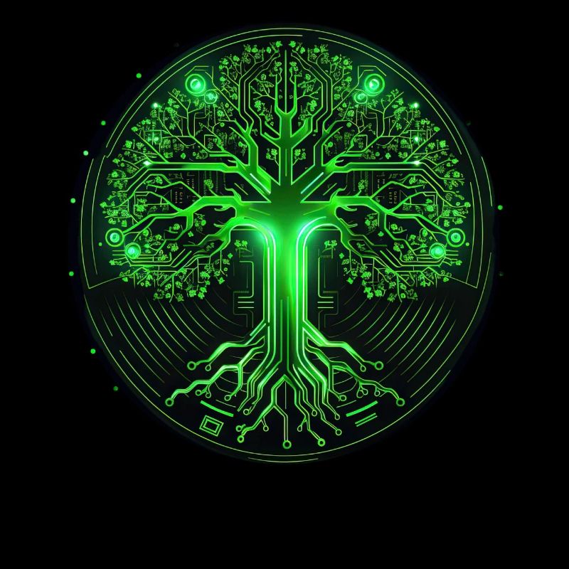 Circuit Board Tree of Life Computer Science Progra