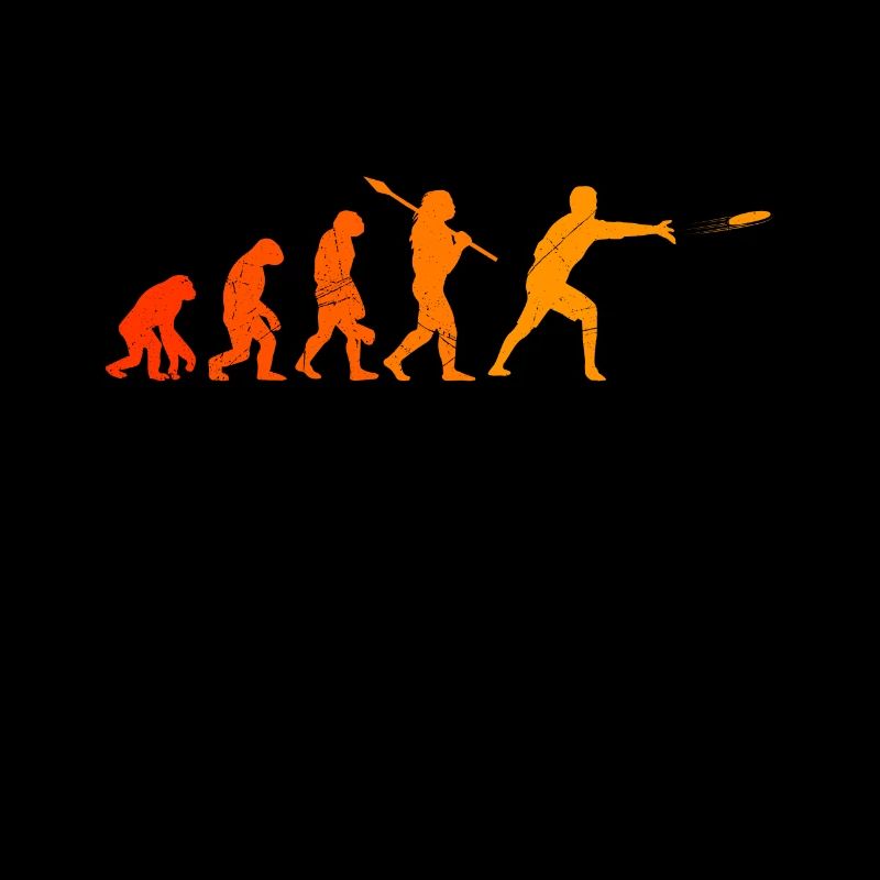 Ultimate Frisbee Evolution Disc Golf Monkey Human