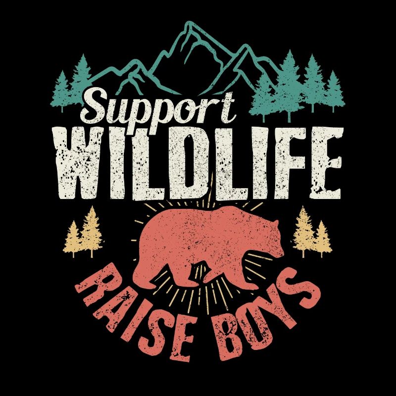 Support Wildlife - Muttertag Vater Mutter Lustig