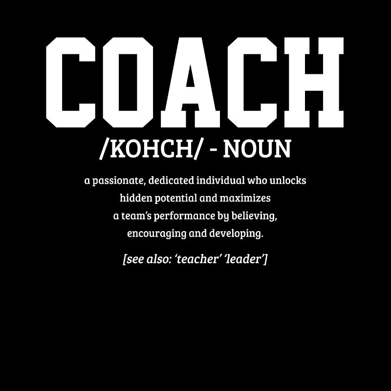 Coach Trainer Spruch Lustig Geschenk