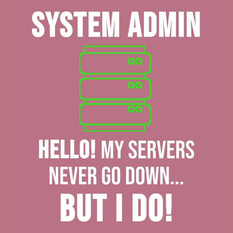 System Admin Administrator Server Geschenk