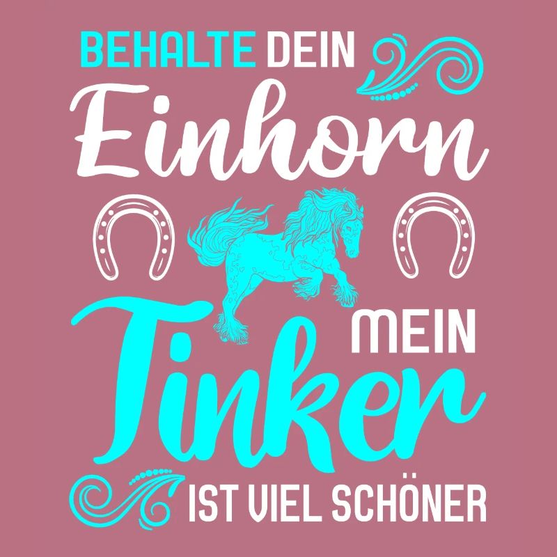 Tinker Pferd Reiter Geschenk