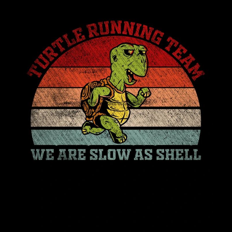 Turtle Running Team - We Are Slow As Shell Running
