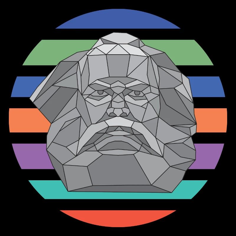 Karl Mag's complementary | Karl Marx - round retro