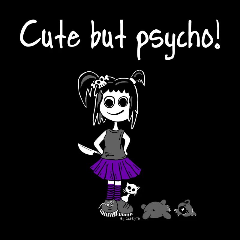 Chemise - Mignon mais psycho! Doux Girly Teddy Gothique