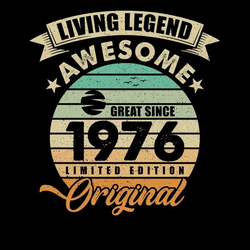 1976 Anniversaire Retro Orginal