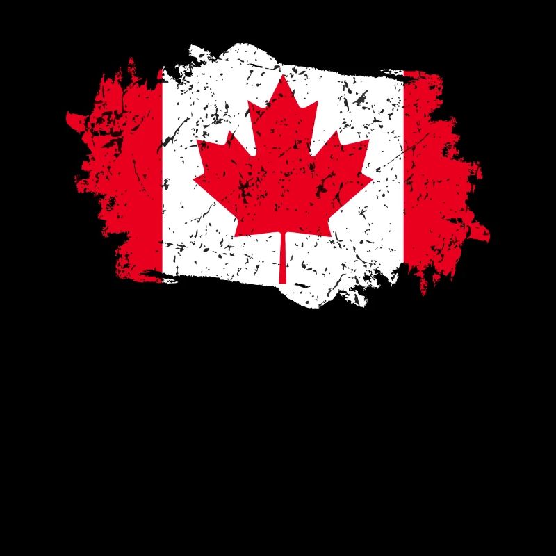 Drapeau du Canada Grunge Drapeau du Canada