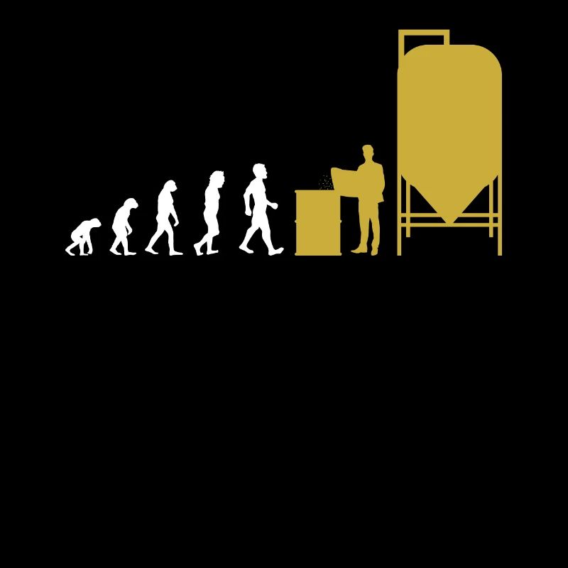 T-shirt Evolution Brewer Brewmaster