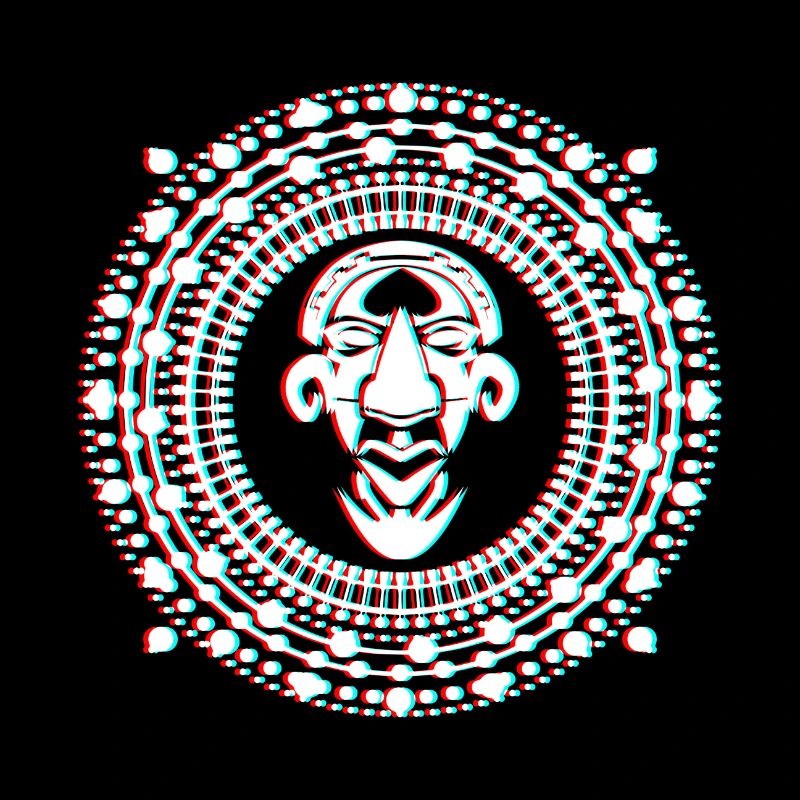 PsyEvolution - Trippy 3D Mandala Galaxy Goa
