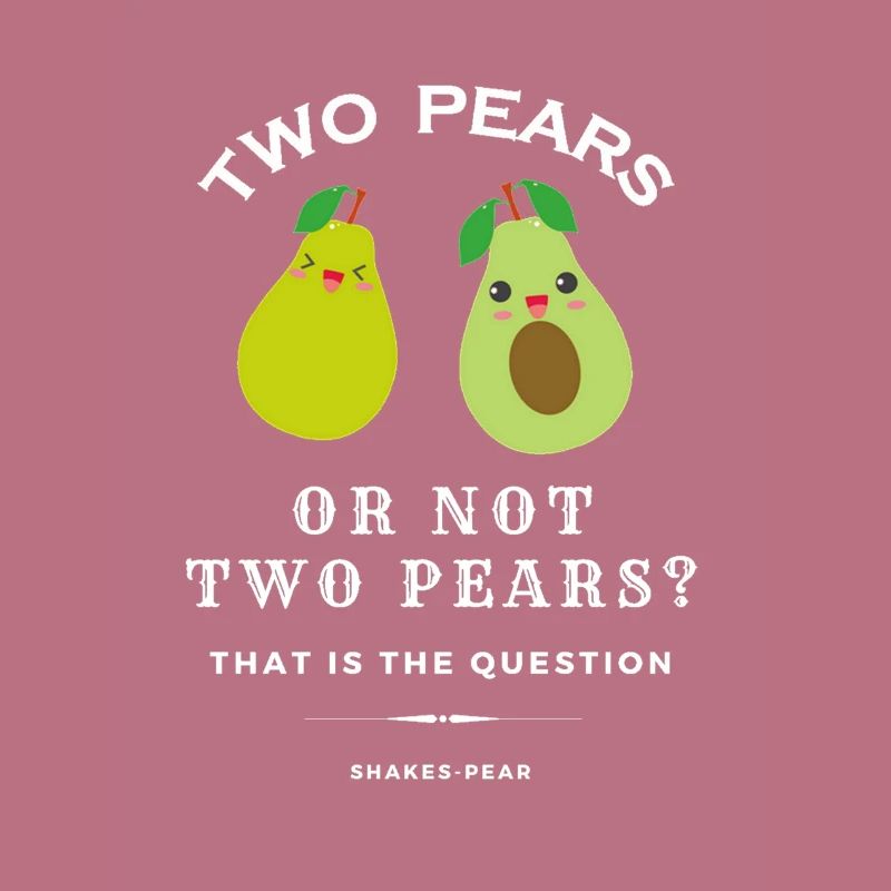 Zwei Birnen oder nicht zwei Birnen