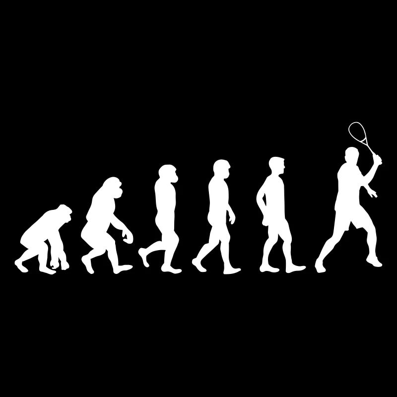 Evolution Squash Sport Squashspieler Geschenk