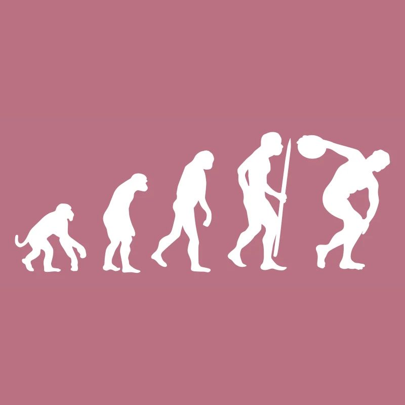 Evolution Diskuswurf Athlet Diskuswerfer