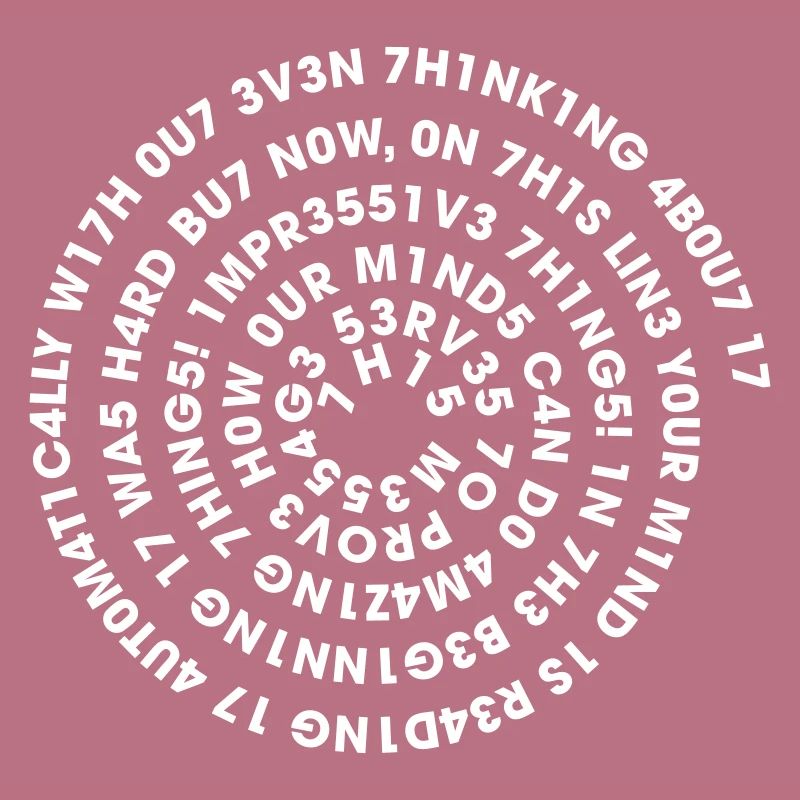 Spirale Leetspeak – Nerd Code 1337 Geek Design