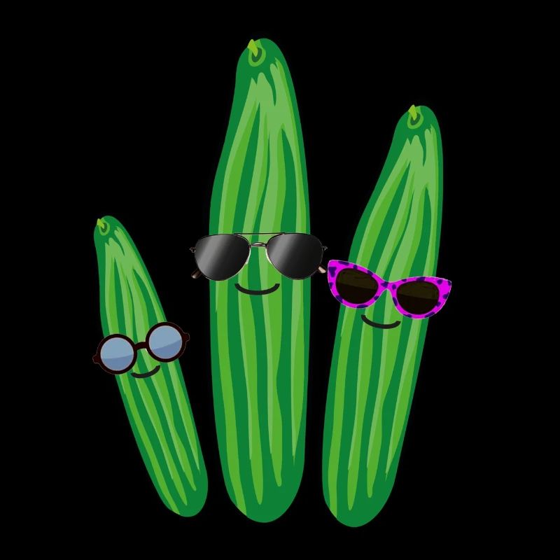 Trio de concombre,Concombre,Concombre,Concombre,Lunettes de soleil