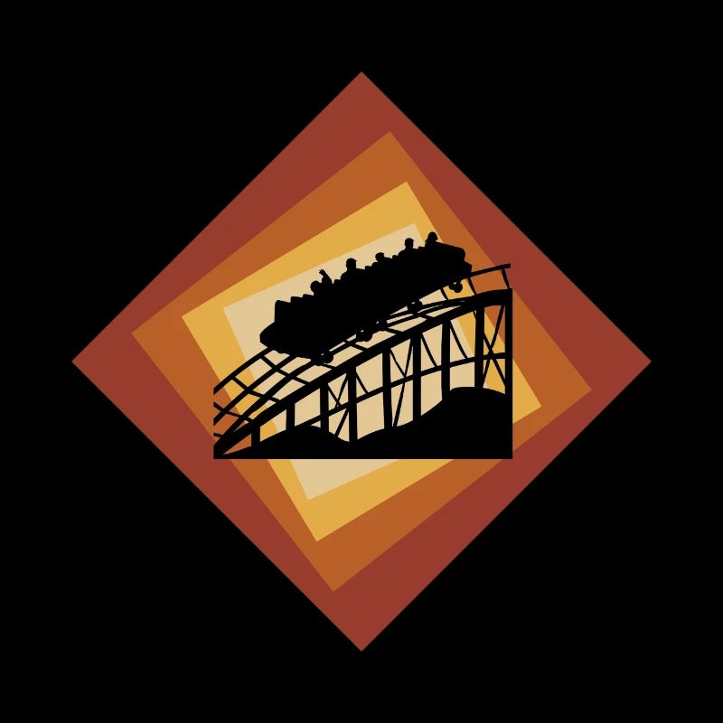 Roller coaster funfair marquee