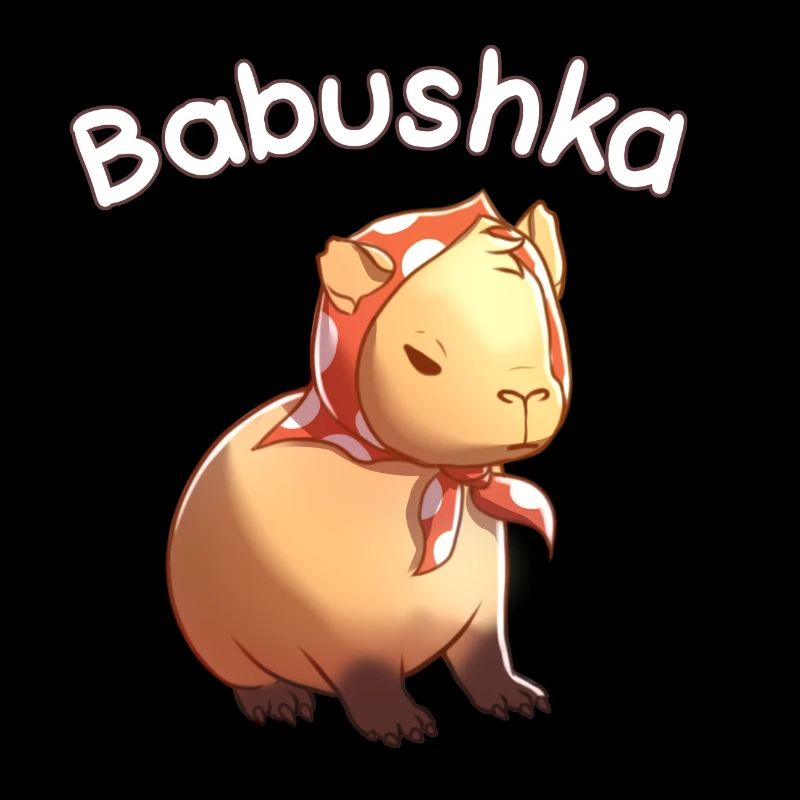 Babushkapybara Babushka Capybara