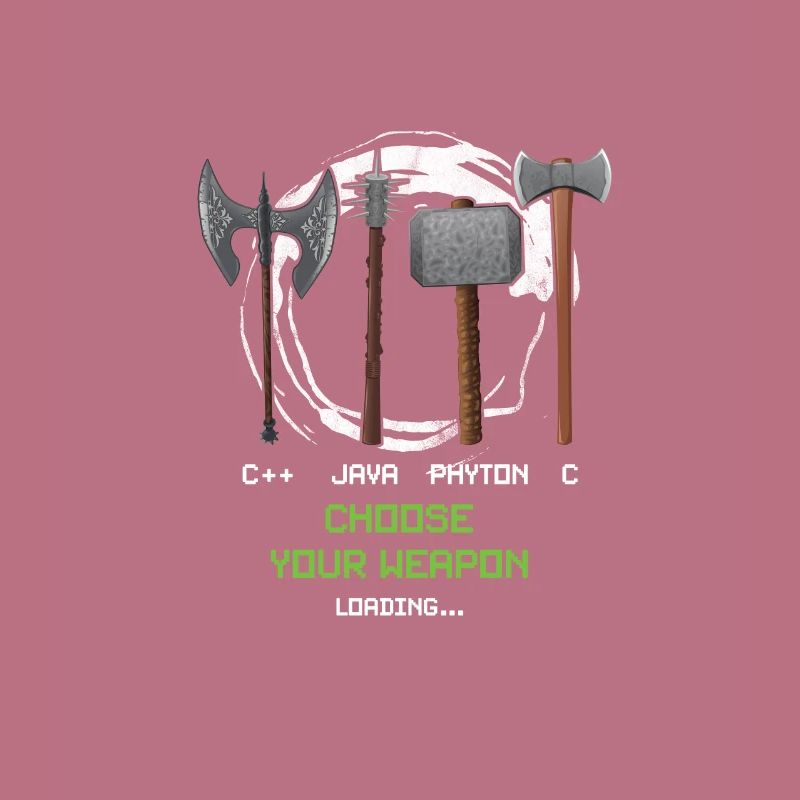 Funny Coder Programmer Entwickler Geeks Waffe