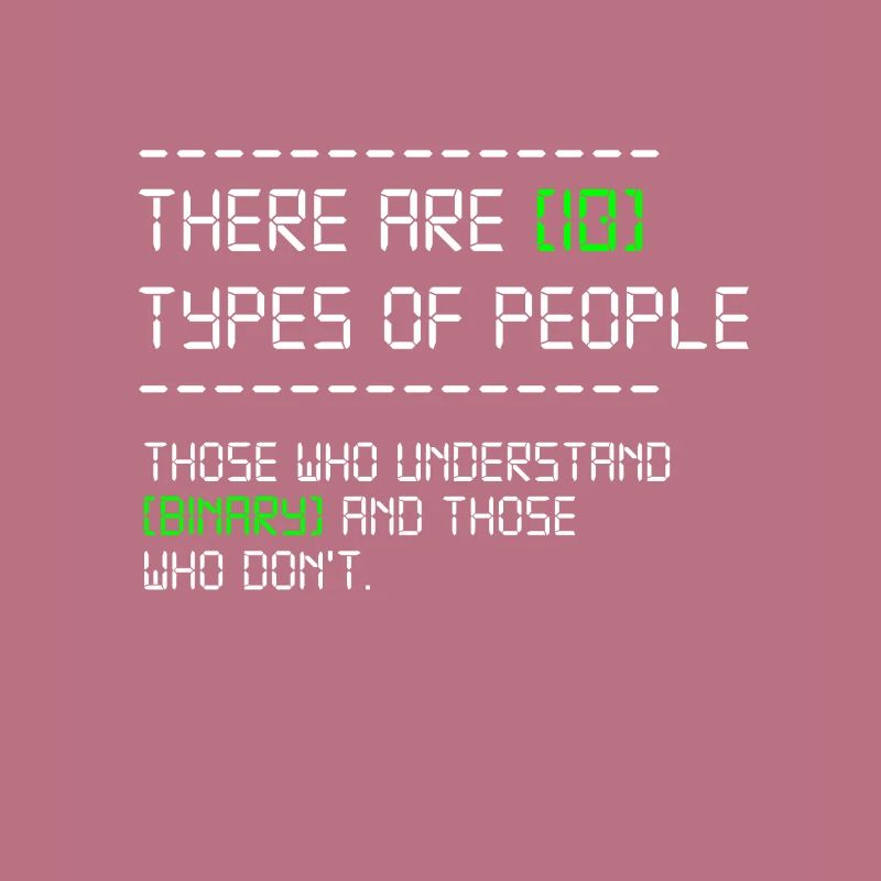 10 Arten von Menschen Programmierer Coder Entwickler Geschenk