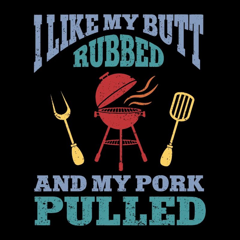 BBQ Pulled Pork Schwein Grill